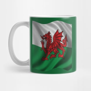 Y Ddraig Goch Welsh Flag Rugby Union v1 Mug